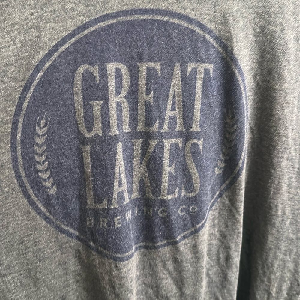 Great Lakes brewing Company t shirts. Size 2XL